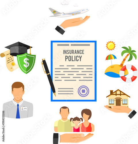 Insurance Services Infographics