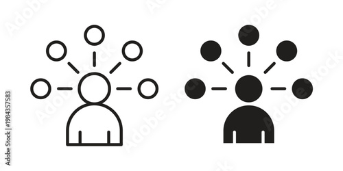 Skills icon, thin line symbol, editable stroke eps 10aging design Vector illustrationsn icon, thin line symbol, editable stroke eps 10