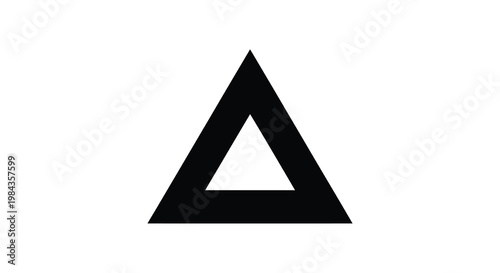 Free Download A stark black triangular shape against a white background creates a minimalist geometric design a bold silhouette high quality professional detailed - GFXLoad