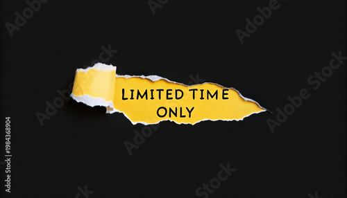 Torn paper revealing 