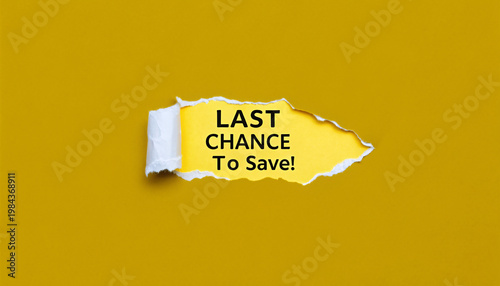 Torn paper revealing 