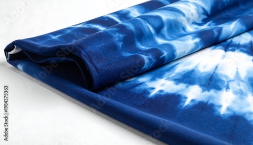 Blue TieDye Fabric Roll.