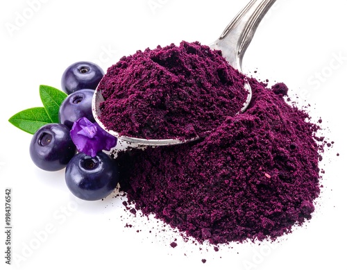 Blueberry Powder Spoon.