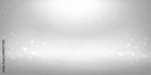 A shiny brushed silver metal texture with a gray stainless steel pattern and light metallic gradient creates an industrial aluminum surface backdrop for a modern wallpaper design