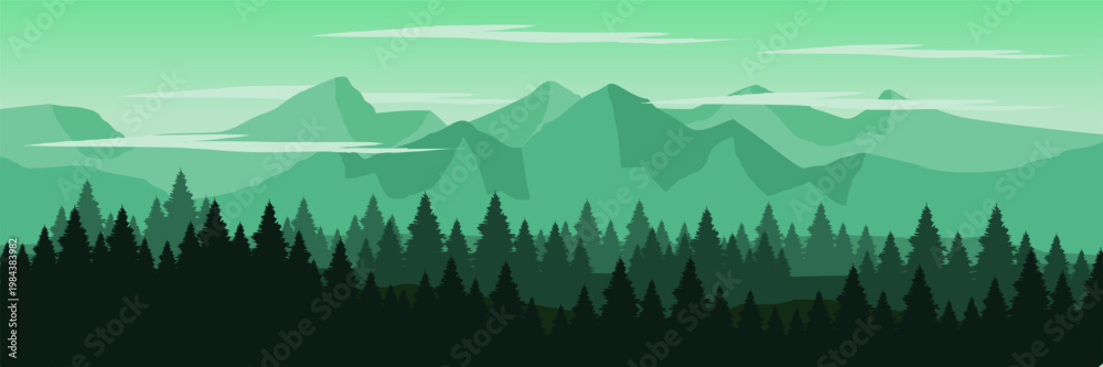 Fototapeta premium Eco Friendly Nature Backdrop for Corporate Social Responsibility and Brand PR Assets