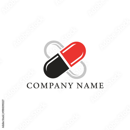 Premium jewelry logo design featuring a capsule symbol with company name
