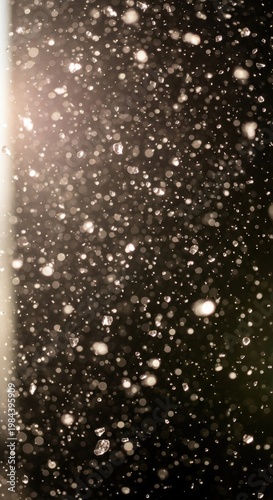 Snowfall in the Dark - A Winter Scene.