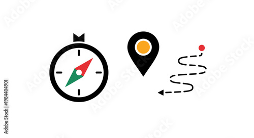 map and location icon