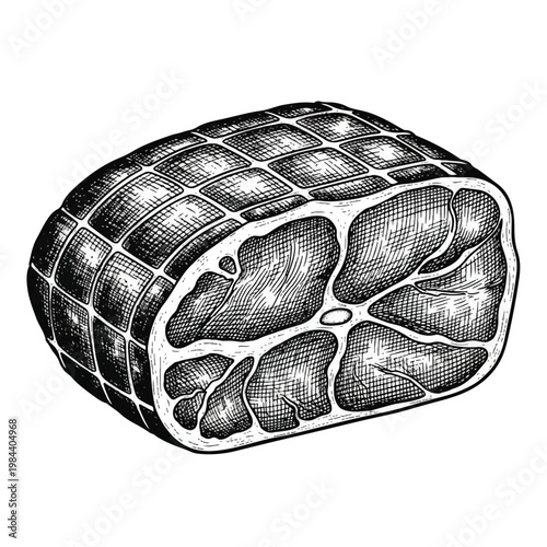 Raw beef cut meat closeup view.