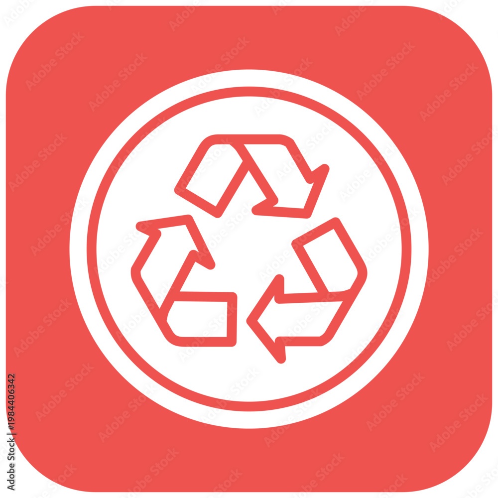 Obraz premium Recyclable Icon