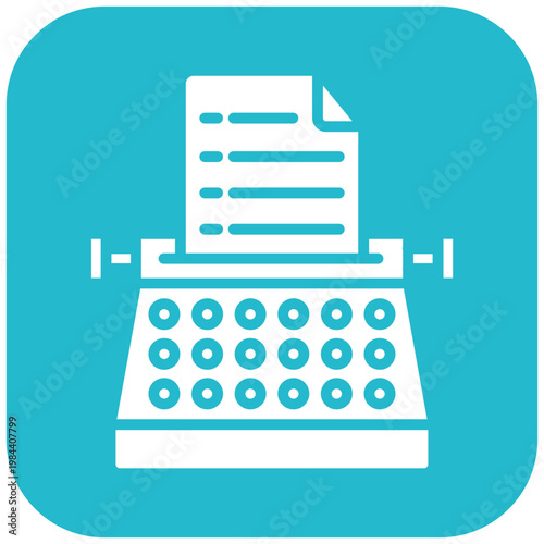 Typewriter Icon