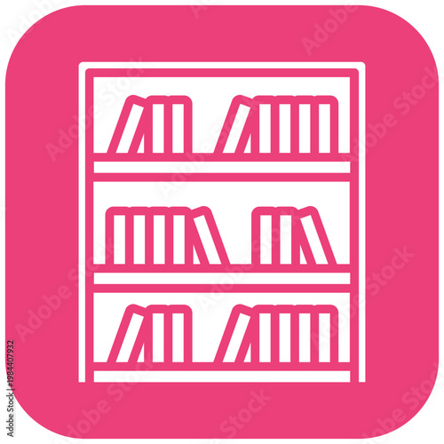 Library Shelves Icon