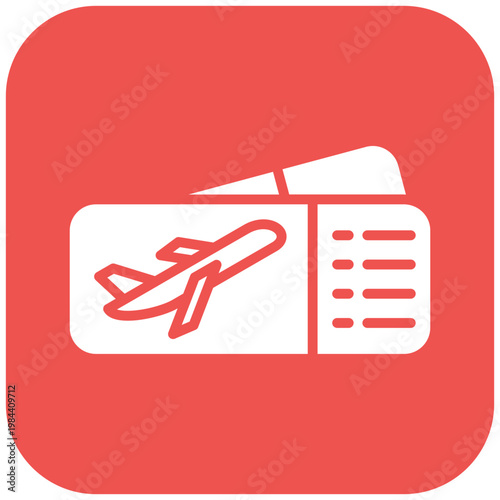 Flight Ticket Icon