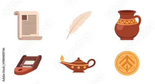 Traditional Middle Eastern Cultural Artifacts Collection