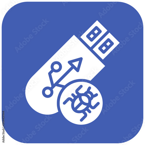 Pendrive Virus Icon