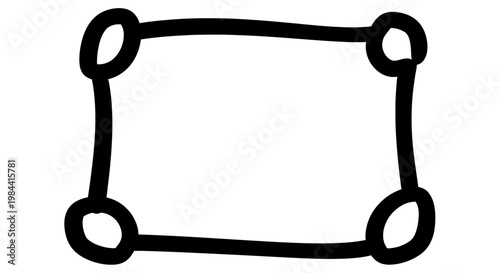 Black rubber gasket seal.