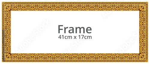 Khmer ornament pattern Kbach khmer floral frame