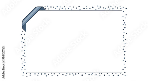 Blank sheet of paper corner.