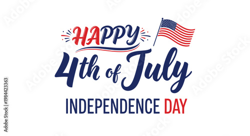 Happy 4th of july independence day celebration