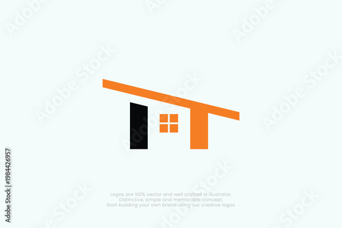 House Building Construction Logo