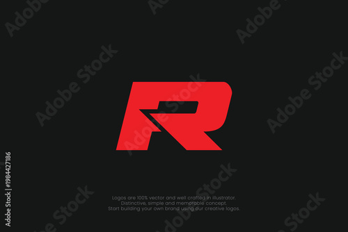 R Letter Monogram Logo