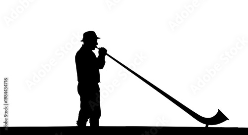 Man holding a large shovel tool.