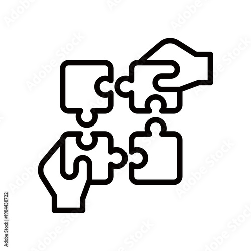 Collaboration line icon