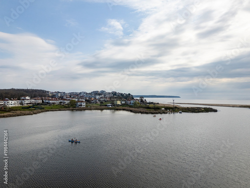 Kayakers Exploring Estuary near Demirkoy Coastal Town