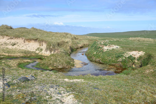Machair on Eoropie Beach on the Isle of Lewis