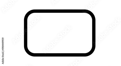 Simple Rectangle Shape Design Element.