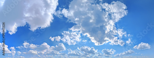 Canvastavla A raster image of a some cloud photographed against a blue sky