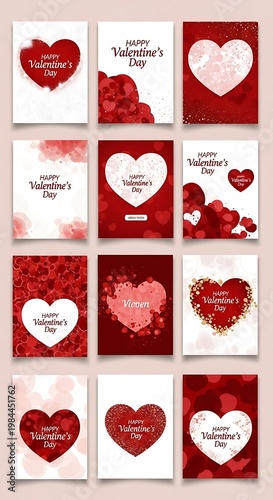 Valentines Day Card Collection - Expressing Love and Affection.