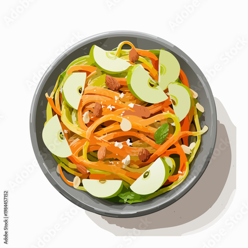 Karotten-Apfel-Salat