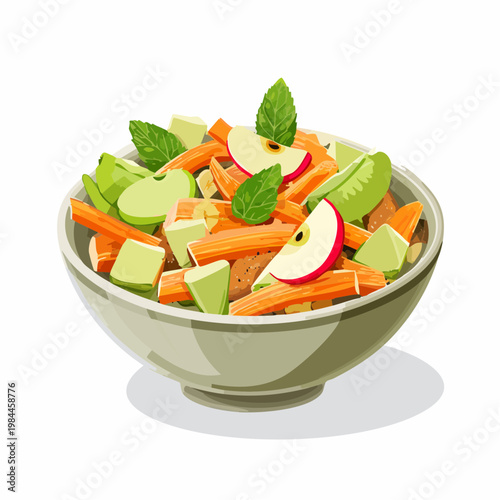 Karotten-Apfel-Salat