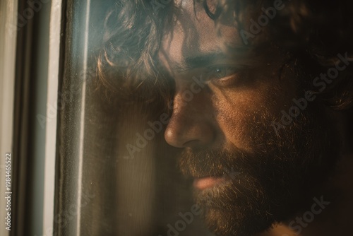 Wallpaper Mural Young adult at home in natural light authentic lifestyle portrait Torontodigital.ca