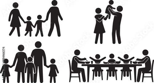 Diverse group of people in various and social interactions teamwork collaboration discussion