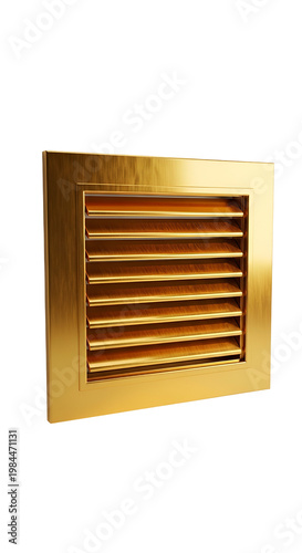 Elegant Gold Air Vent Cover for Modern Interior Design