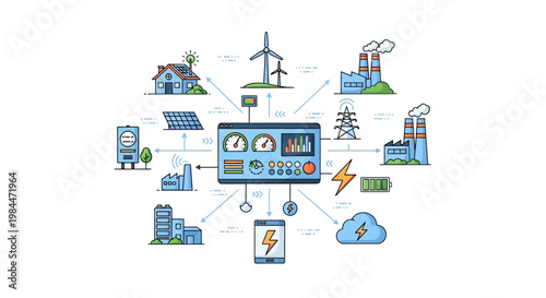 Smart Grid Energy Management System with Renewable Sources