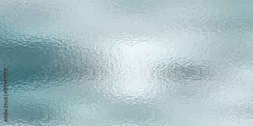 Shiny silver foil texture. Soft blue foil glass texture background. Abstract gradient bright light reflection and shiny rough texture surface. Glass effect background