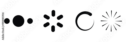 Loding icon flat vector design eps 10.