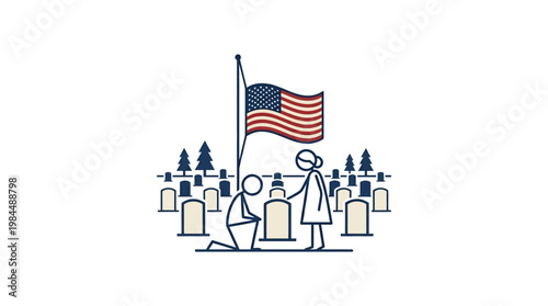 Memorial Day Remembrance at Cemetery