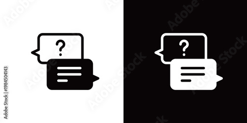 チャット・会話・質問・吹き出しのアイコン