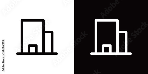 シンプルなビル・企業のアイコン
