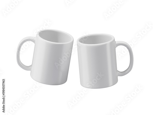 Fotografía Mug Mockup Isolated on Transparent Background for Branding