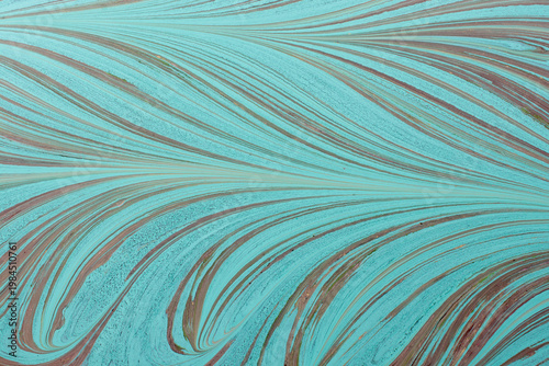 Fluid liquid ink Ebru marbling abstract texture background