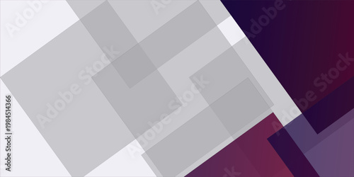Modern abstract composition featuring tilted maroon squares with flowing color transitions.