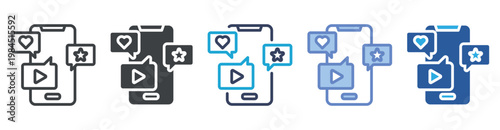 Content set multiple style collection