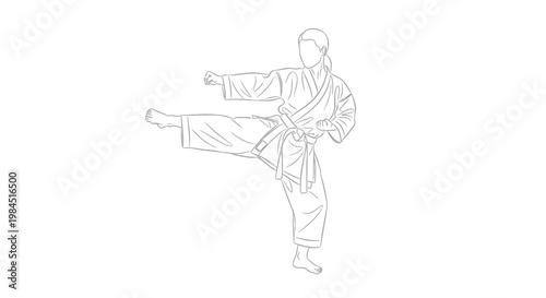 martial arts, karate kick
