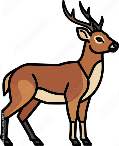 deer silhouette vector