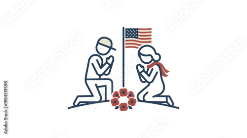 Memorial Day Remembrance Praying for Fallen Soldiers